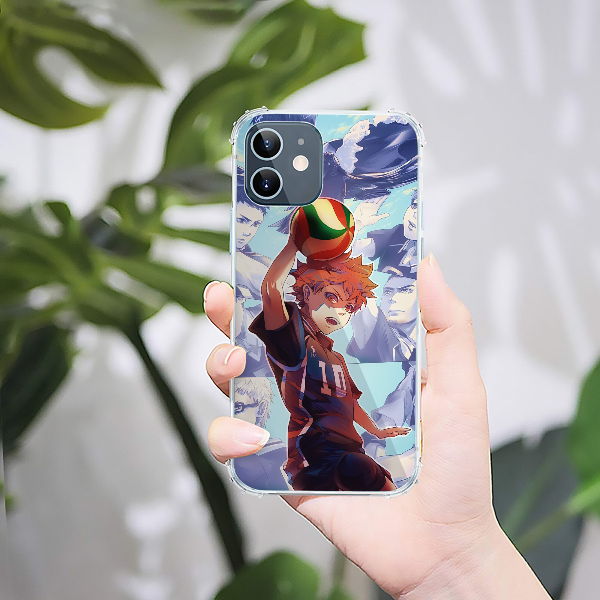 （画像用） ハイキュー!! Haikyu!! 【iPhone 12シリーズ対応】透明スマホケース（クリアソフトケース）